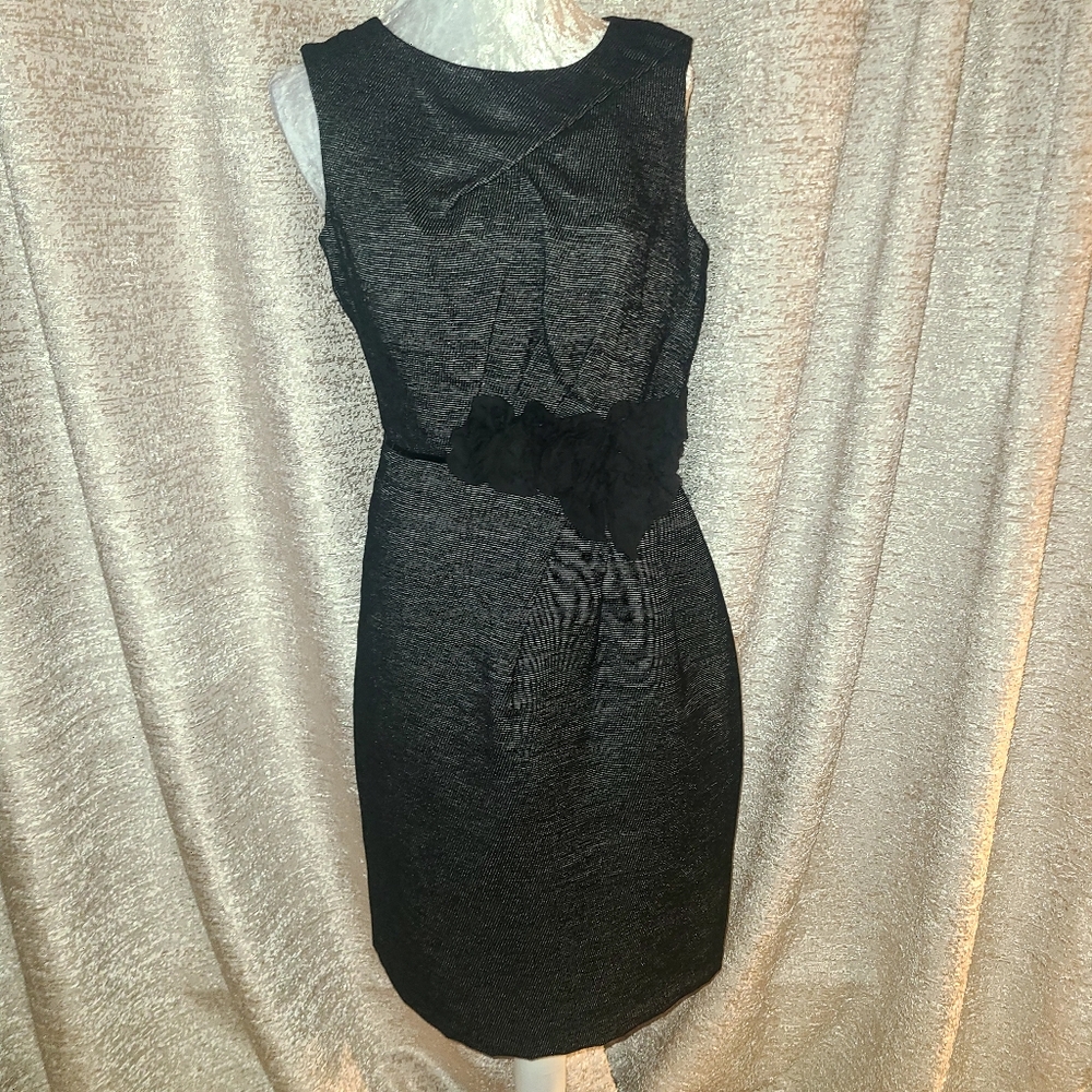 David Meister Black Midi Dress - Picture 2 of 13